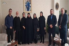 دیدار با خانواده معزز شهدا همزمان با هفته تربیت بدنی در شهرستان آستارا